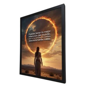 Cuadro decorativo Tu intención no importa