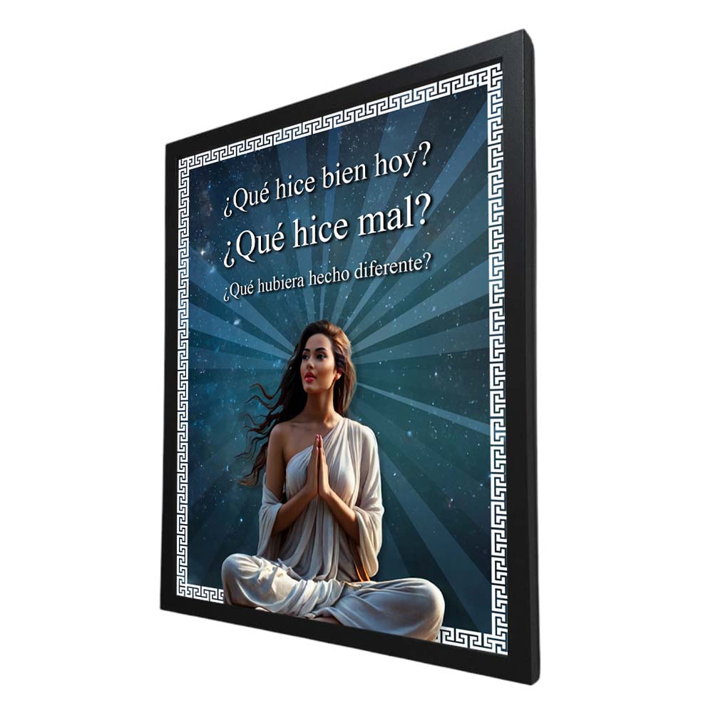 Cuadro decorativo Tres preguntas estoicas